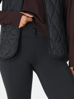 Sweaty Betty Therma Boost Heat Tech 7/8 Walking Leggings Black Outlet