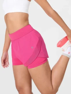 Sweaty Betty Tempo Run Shorts Pink Sale