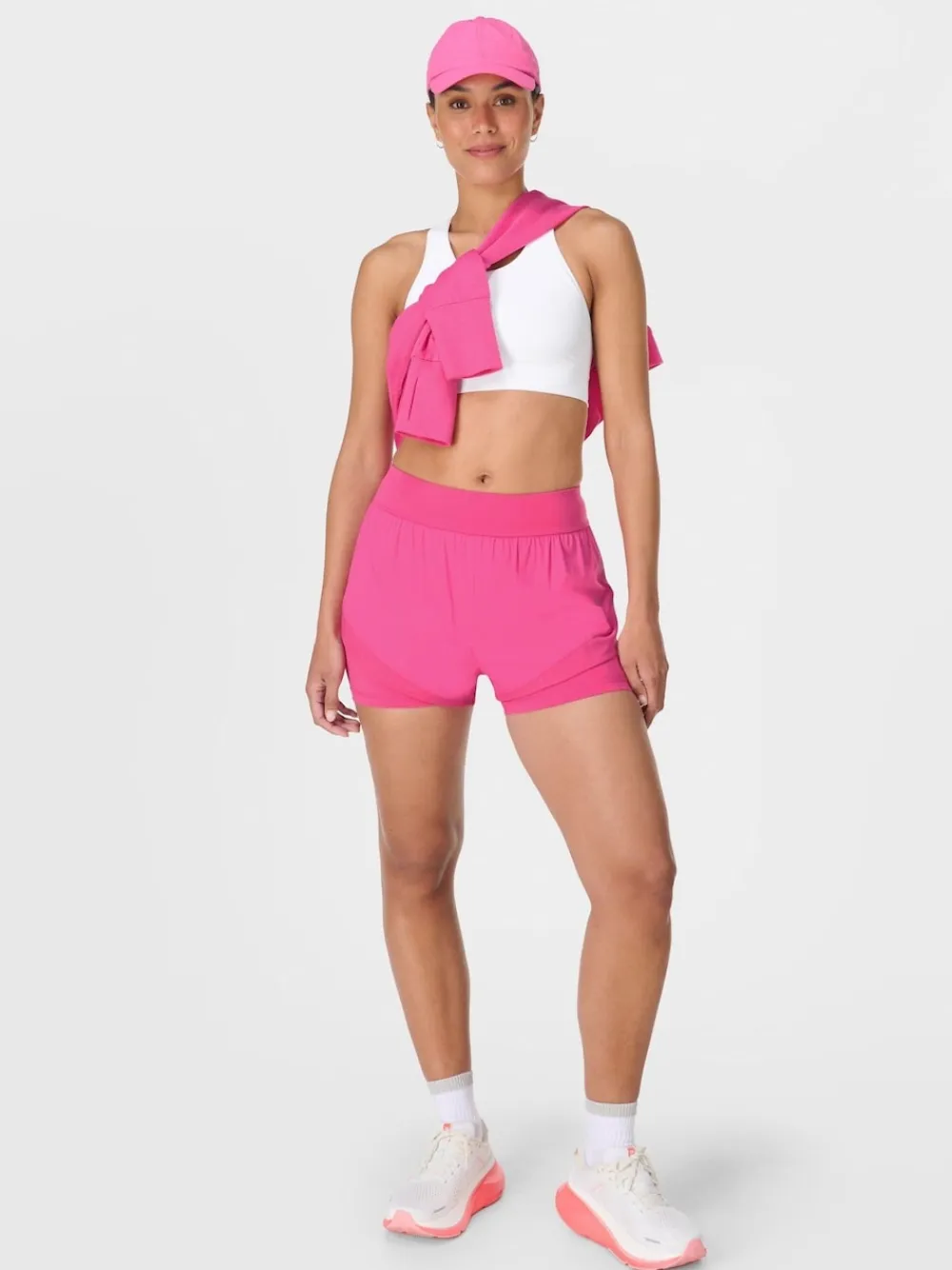 Sweaty Betty Tempo Run Shorts Pink Sale