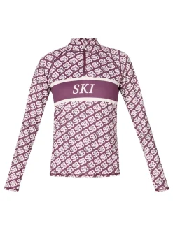 Sweaty Betty Purple Ski Half Zip Thermal Sale