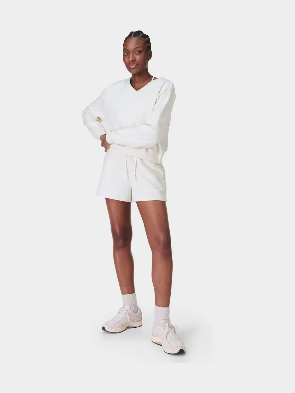 Sweaty Betty Revive Boxy Shorts White Discount