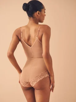 Next Tan Brown Firm Tummy Control Wear Your Own Bra Shaping Body Online