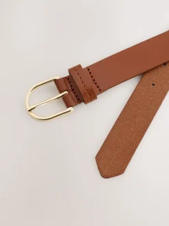 Next Tan Brown Regular Leather Belt