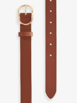 Next Tan Brown Regular PU Belt New