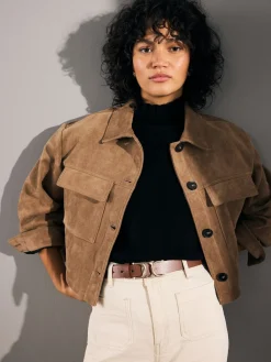 Next Regular Statement Buckle Leather Belt Tan Brown Online