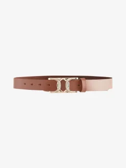 Next Regular Statement Buckle Leather Belt Tan Brown Online