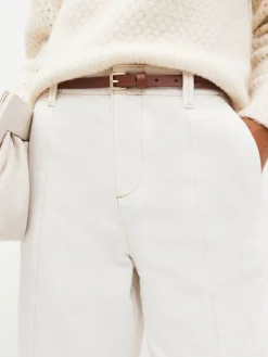 Next Tan Brown Skinny Leather Belt Sale