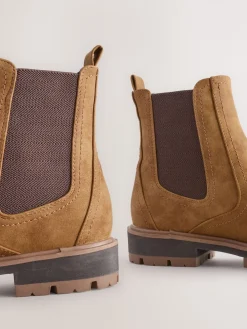 Next Standard/Wide Fit Chelsea Boots Tan Brown Online