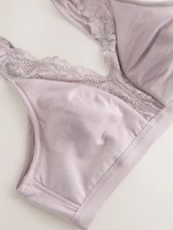 Next B-H Total Support Ultimate Comfort Supersoft Non Pad Non Wire Bra Taupe Best