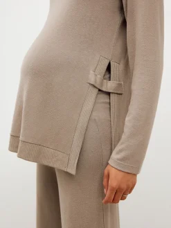 Next Taupe Brown Maternity Nursing Co-ord Sweatshirt and Joggers Set Discount