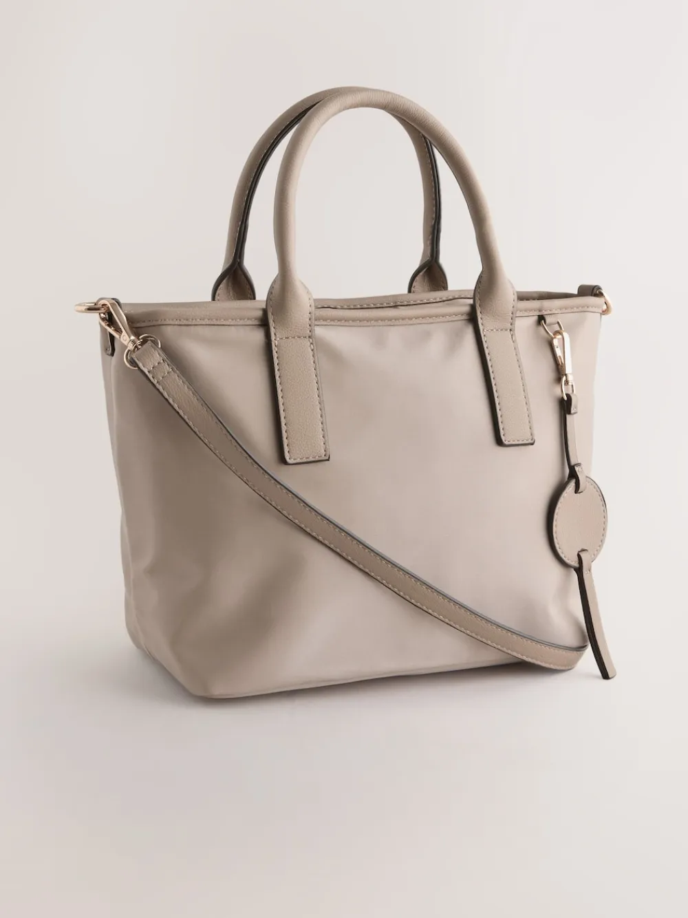 Next Nylon Cross-Body Bag Taupe Brown Online