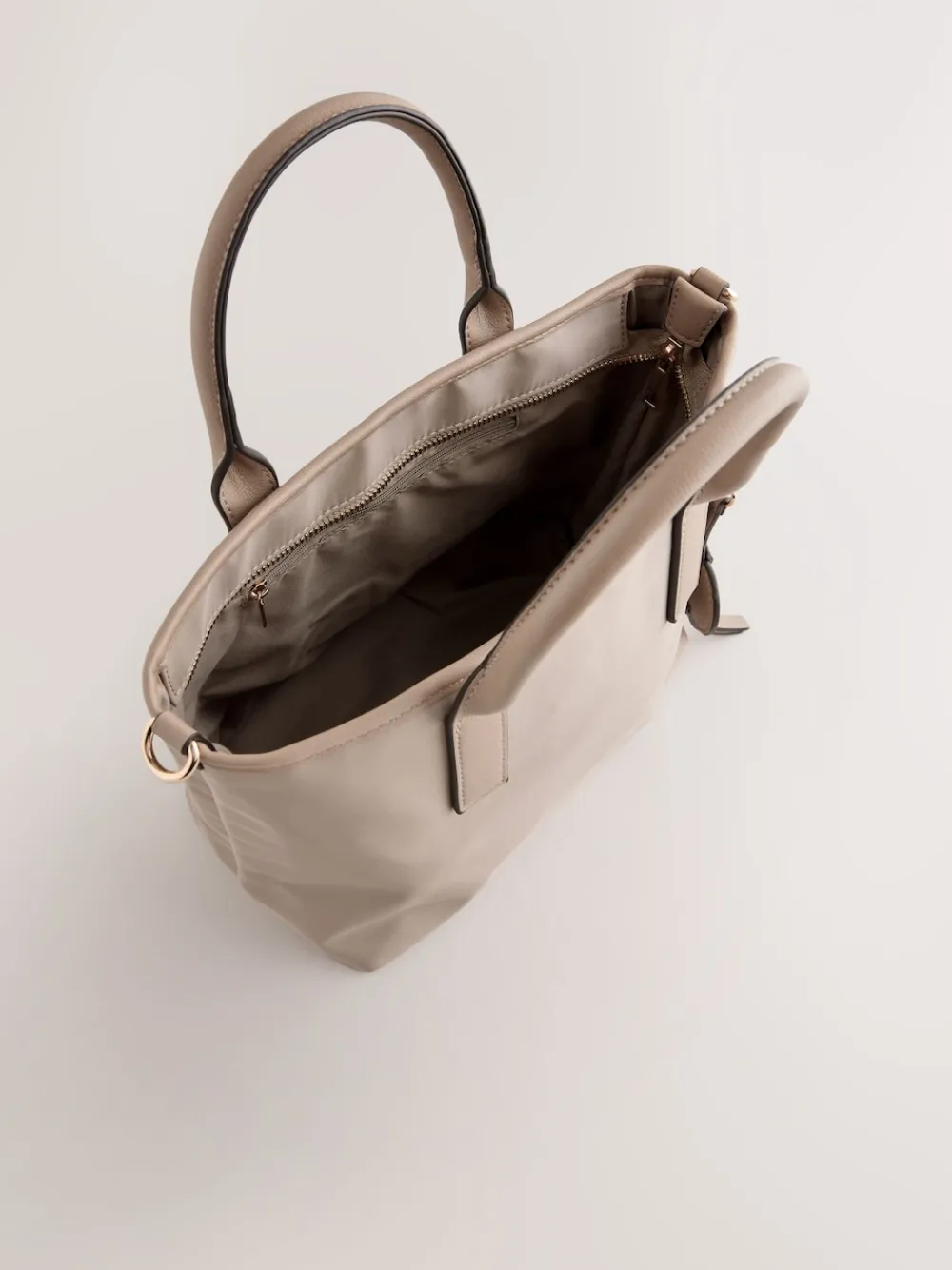 Next Nylon Cross-Body Bag Taupe Brown Online
