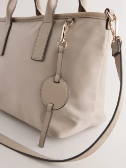 Next Nylon Cross-Body Bag Taupe Brown Online