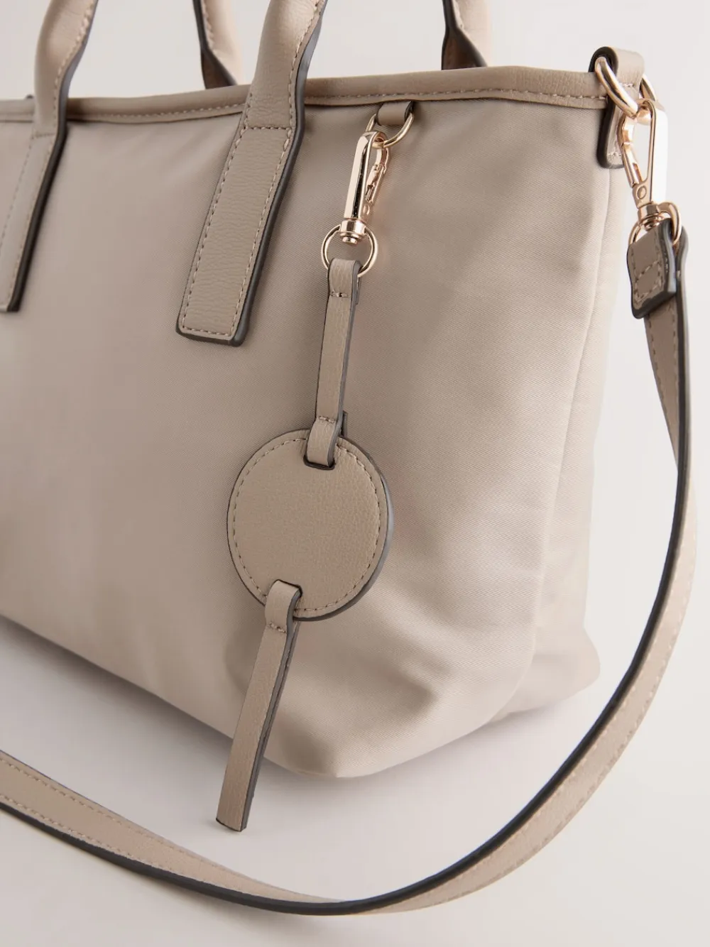 Next Nylon Cross-Body Bag Taupe Brown Online