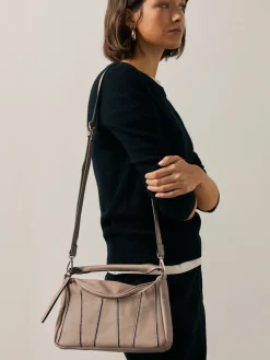 Next Panel Cross-Body Bag Taupe Brown Best
