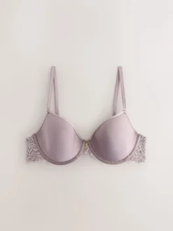 Next Pad Full Cup Premium Ultimate Comfort Lightweight Breathable T-Shirt Bra Taupe