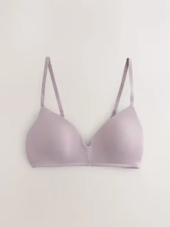 Next Pad Non Wire Premium Ultimate Comfort Lightweight Breathable T-Shirt Bra Taupe