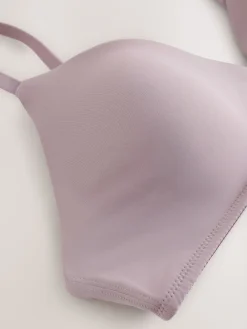 Next Pad Non Wire Premium Ultimate Comfort Lightweight Breathable T-Shirt Bra Taupe