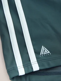 Next Teal Green Active Swim Short Bikini Bottoms New