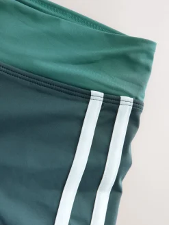 Next Teal Green Active Swim Short Bikini Bottoms New