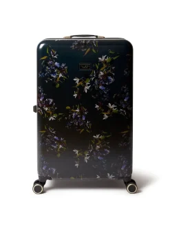Ted Baker Blue Midnight Bloom Large Suitcase Clearance