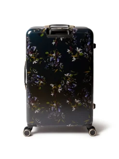 Ted Baker Blue Midnight Bloom Large Suitcase Clearance