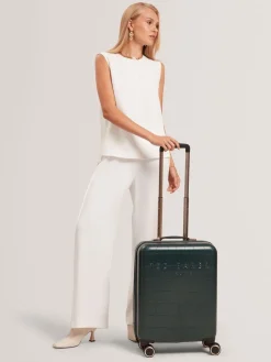 Ted Baker Icon Case Croc Cabin Case Green