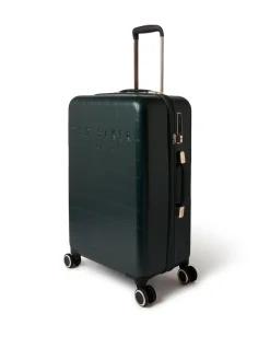 Ted Baker Icon Case Croc Medium Suitcase Green
