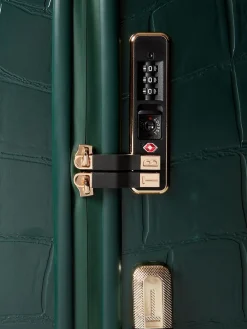 Ted Baker Icon Case Croc Medium Suitcase Green