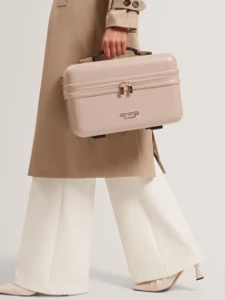 Ted Baker Icon Case Croc Vanity Case Nude Discount