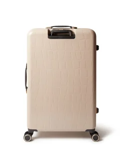 Ted Baker Icon Case Croc Large Suitcase Nude Hot
