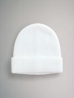 The Set 3 Pack Beanies Oat/Chocolate Brown/Cream