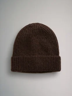 The Set 3 Pack Beanies Oat/Chocolate Brown/Cream