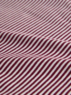 The Set 3 Pack Boat Neck Heavyweight T-Shirts Navy/White/Stripe New