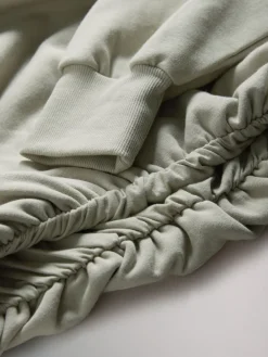 The Set 2 Pack Bubble Hem Sweatshirts Navy/Sage Green Best