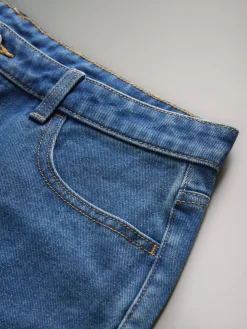 The Set 3 Pack Denim Shorts Mid Blue/Ecru/Black Discount