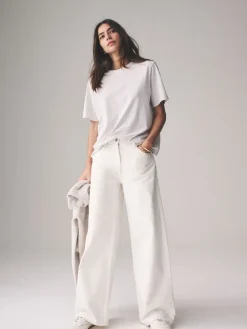 The Set 7 Pack Essential T-Shirts Black/Brown/Taupe/Pink/Light Pink/Cream/White