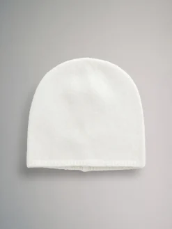 The Set 3 Pack Fine Knit Beanie Cream/Camel/Charcoal Marl