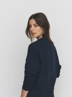 The Set 2 Pack Henley Sweatshirts Navy/Grey Marl