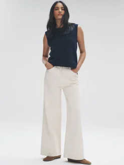 The Set 2 Pack Knitted Vest Tank Tops With Wool Chocolate Brown/Navy Blue Best