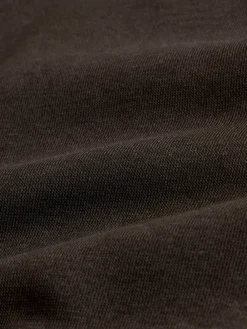 The Set 2 Pack Longline Crew Neck Sweatshirt Black/Chocolate