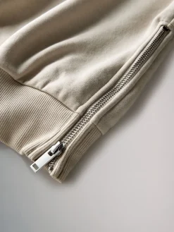 The Set 2 Pack Longline Crew Neck Sweatshirt Charcoal Marl/Cream