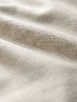 The Set 2 Pack Longline Crew Neck Sweatshirt Charcoal Marl/Cream