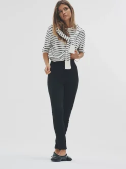 The Set 2 Pack Ponte Leggings Black Clearance