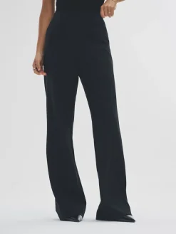 The Set 2 Pack Ponte Wide Leg Trousers Black Discount