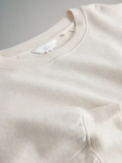 The Set 2 Pack Relaxed Crew Sweatshirt Chocolate Brown/Cream