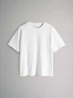 The Set 7 Pack Short Sleeve T-Shirts Black/Chocolate Brown/Neutrals/White