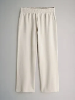 The Set 2 Pack Wide Leg Joggers Brown/Cream Online