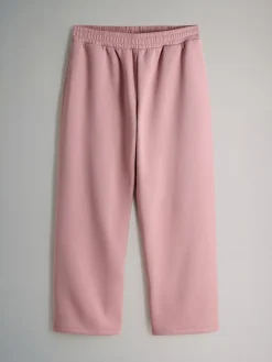 The Set 3 Pack Wide Leg Joggers Chocolate Brown/Pink/Cream Outlet