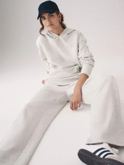 The Set 2 Pack Wide Leg Joggers Black/Grey Discount